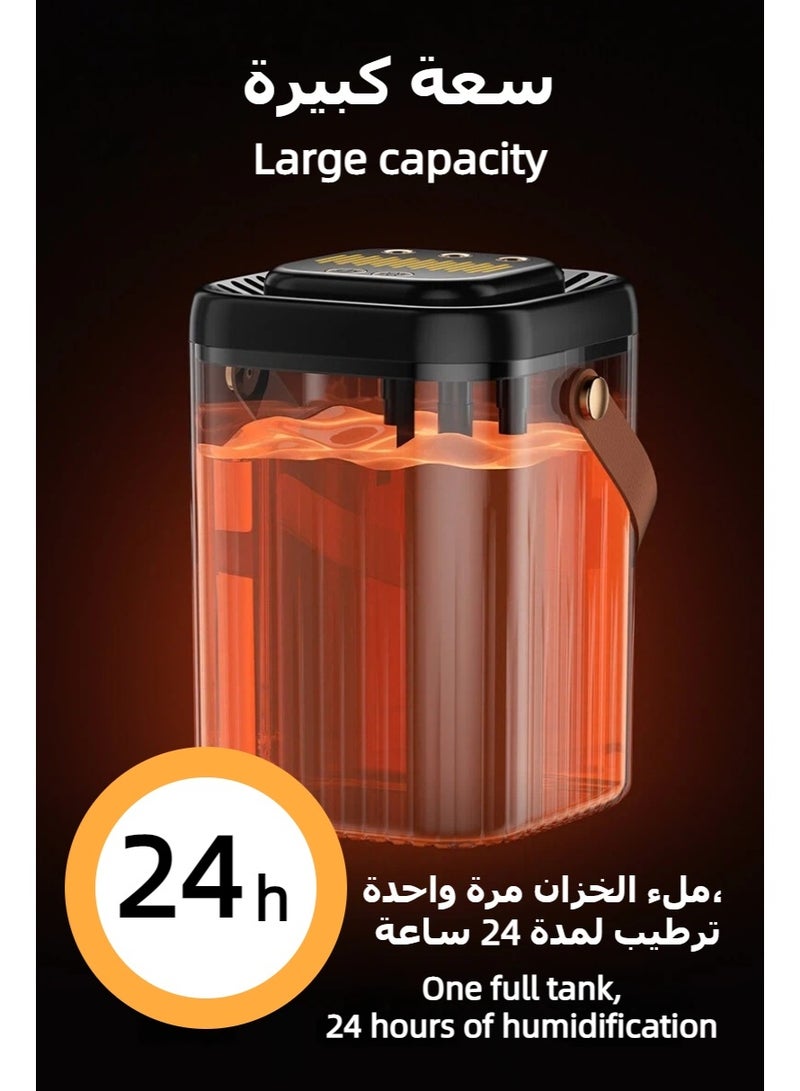 مرطب هواء بسعة 3 لترات، موزع عطور، مرطب هواء بالزيوت العطرية، جهاز ترطيب، موزع رائحة، مرطب ضباب بارد بثلاث أوضاع تعديل، مرطب مع وظيفة الإضاءة الليلية - Image 4